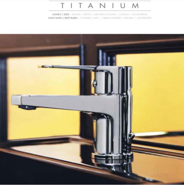 Griferias Titanium elegantes y de gran diseño